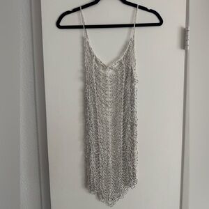 Silver Beaded Dress